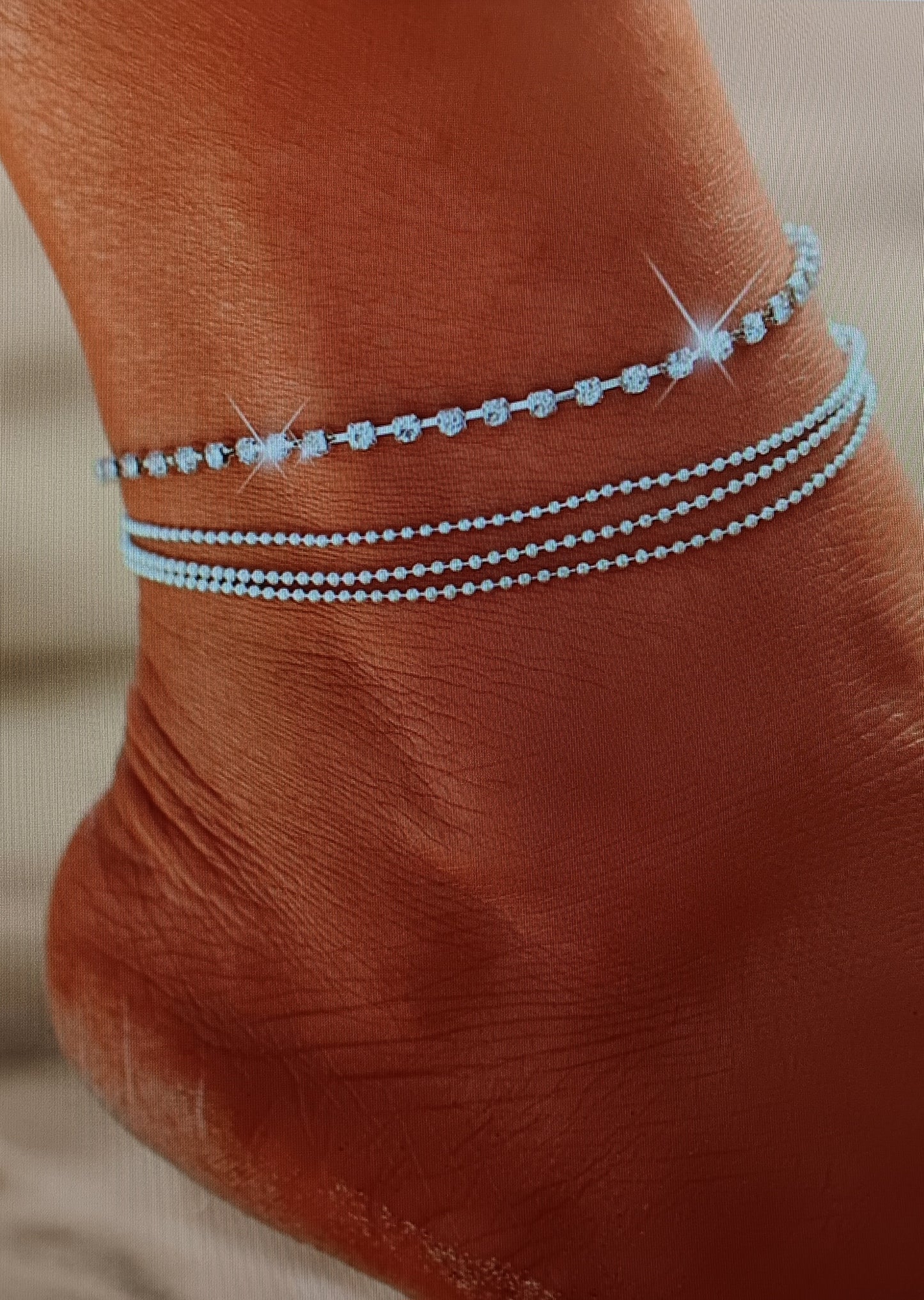 Multi-Layer Anklet For Women