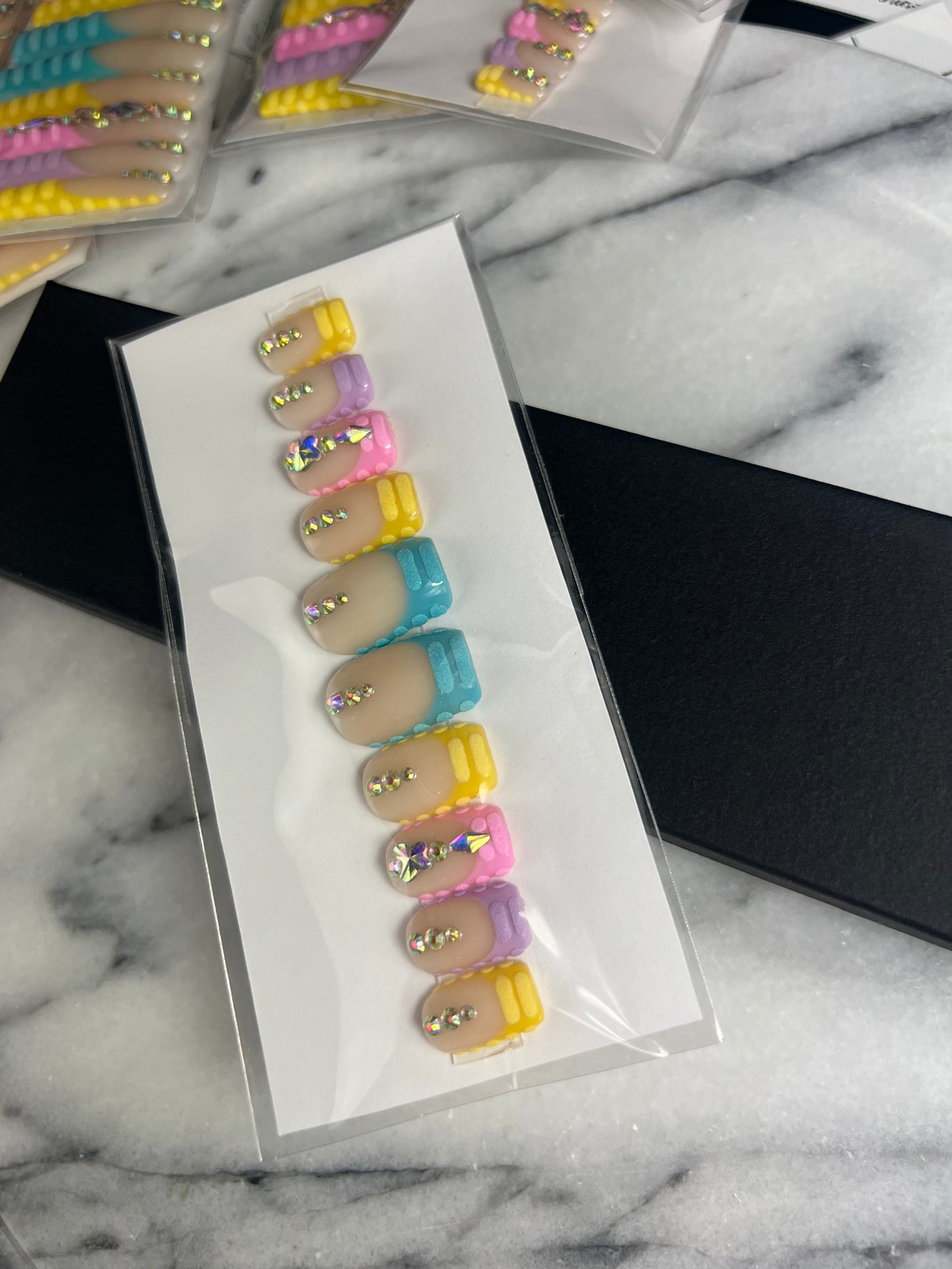 Alligator French Medium Square Press-on Nails(002)