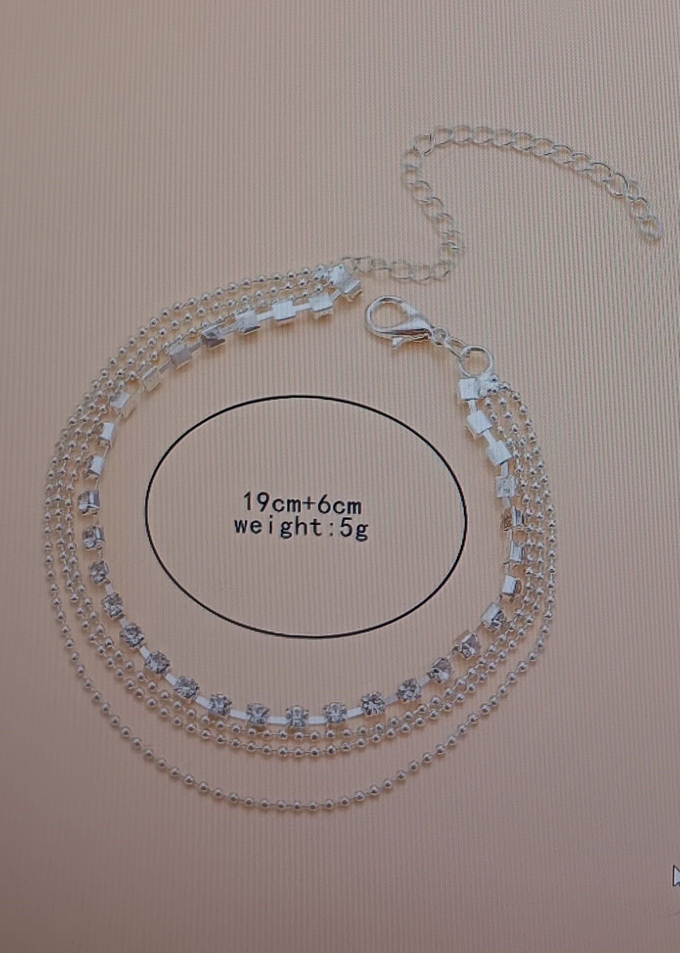 Multi-Layer Anklet For Women